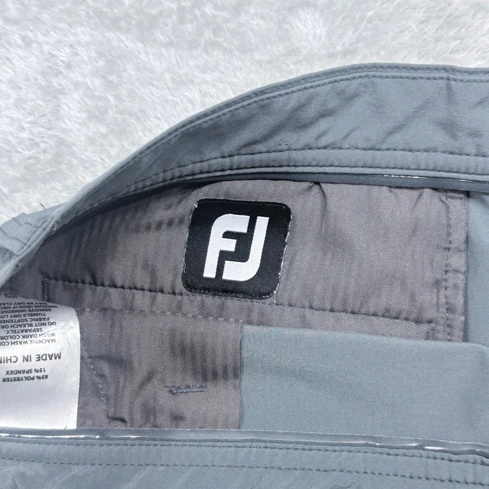 FootJoy Golf Shorts Mens 36 Gray Performance Stretch‎ Flat Front Lightweight